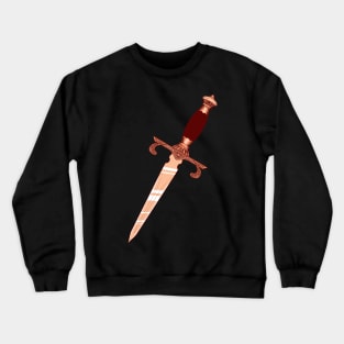 Pink Rosy Dagger Crewneck Sweatshirt